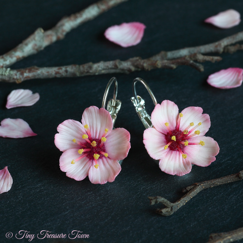 Blütenzauber Ohrringe "Kirschblüten"-31