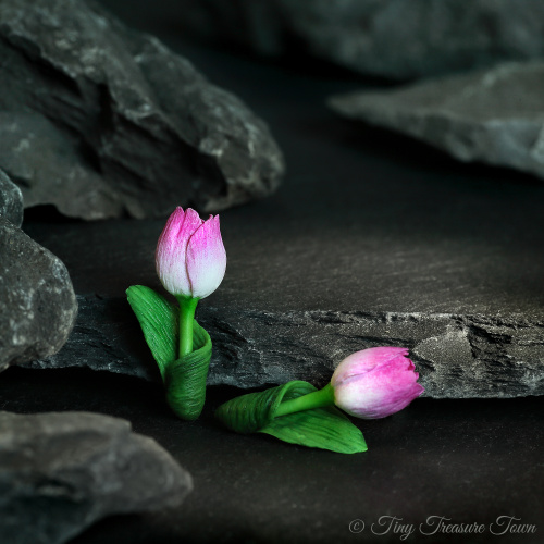 Blütenzauber Ohrringe "Tulpen" Für Julia-31
